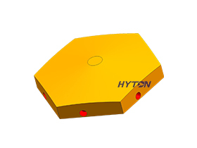 Hyton Distrutor Plate 적용 CV117 VSI Sandvik 수직 임팩트 크러셔 예비 부품